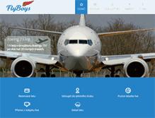 Tablet Screenshot of flyboys.cz